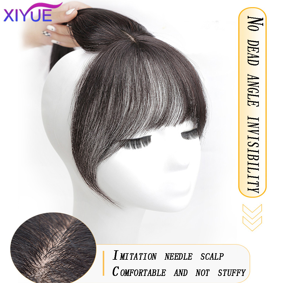 XIYUE Fake bangs 3D French bangs wig Women's natural forehead whitening hair enhancement head curtain eight character air bangs