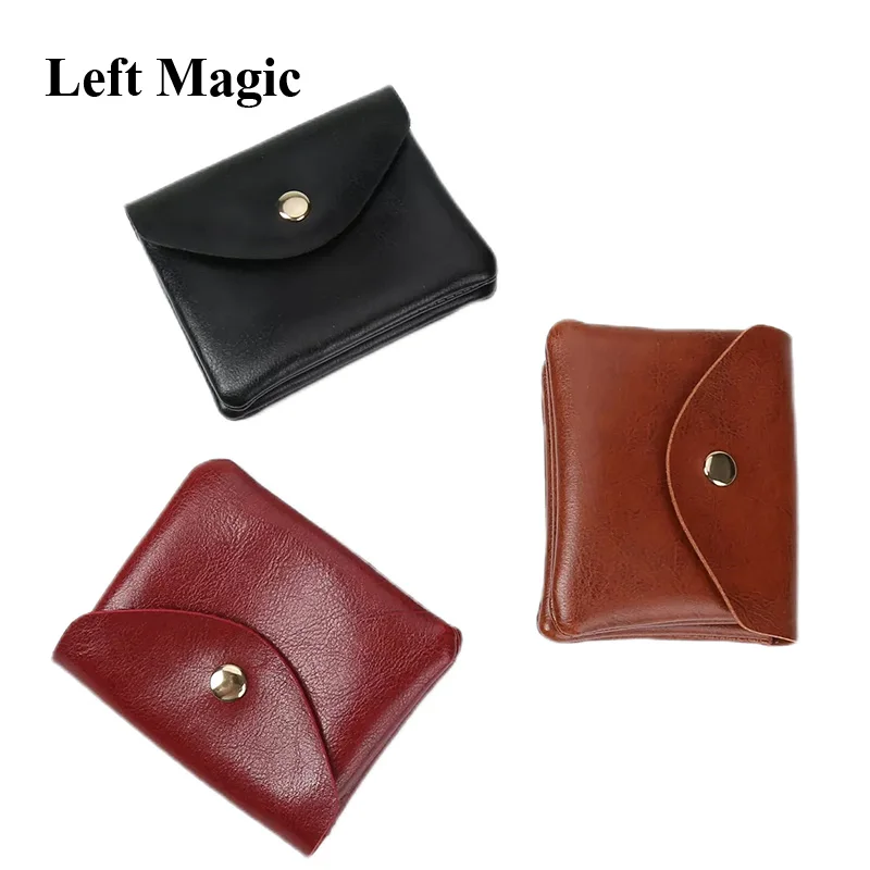 Card and Coin Carrier Magic Tricks Coin Card Storage Bag Deck Guard Magia Magician Retro Style Accessories Illusions Magie Props