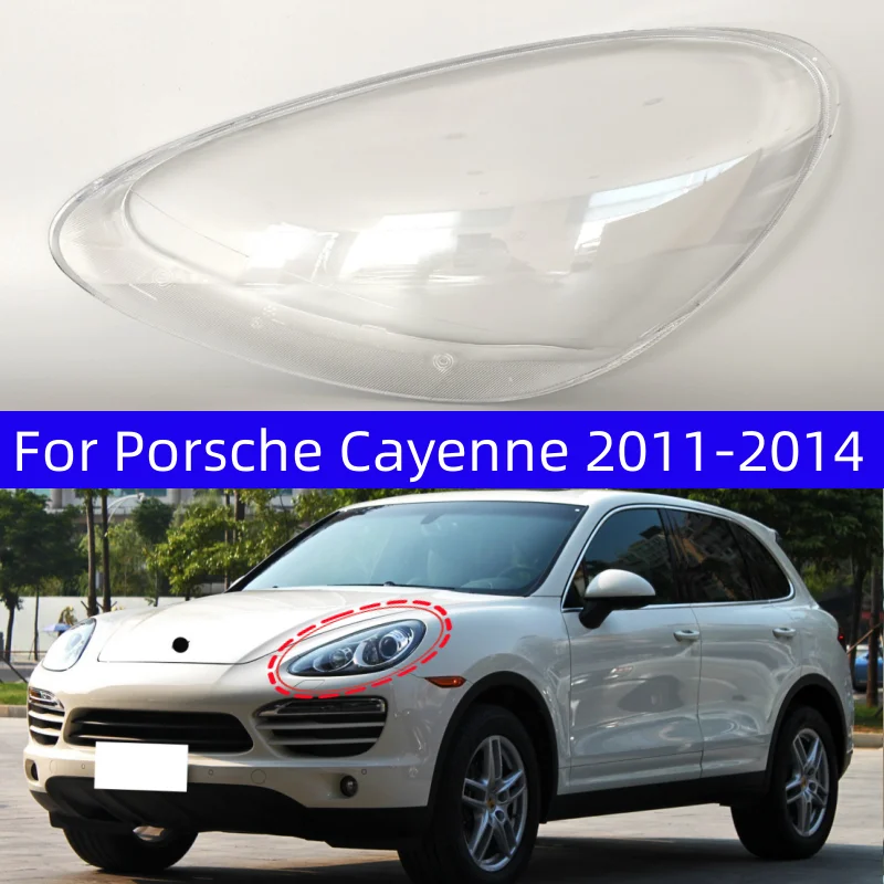 For Porsche Cayenne 2011 2012 2013 2014 Auto Accessory Replace A Transparent PC Lights Shell Headlight Lenses
