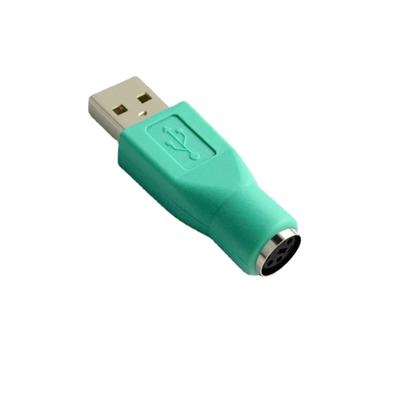USB to PS2 adapter - Male USB connector to 6-pin female connector - Adapter for connecting keyboards and mice