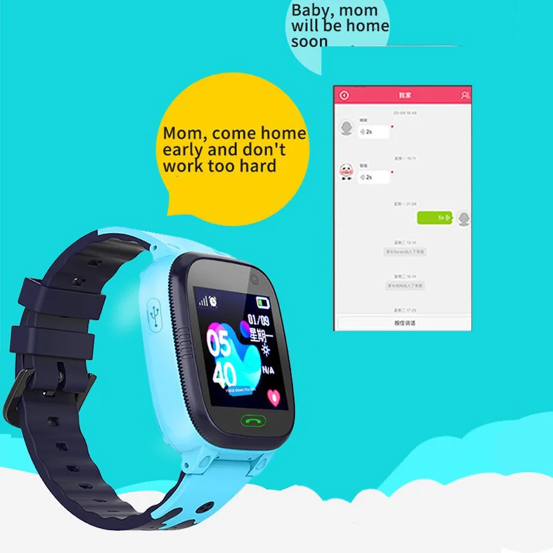 For Xiaomi Smart Watch For Kids Boys Girls LBS Call Phone Watches HD Camera SOS Voice Chatting Children Smartwatch Sim Card
