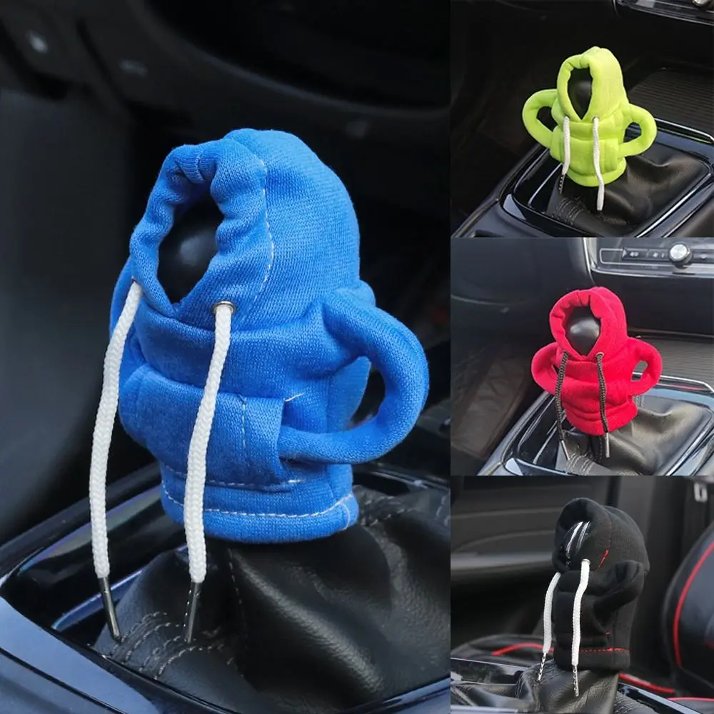New Gear Shift Sweatshirt Funny Interior Knob Cover Durable Mini Car Shifter Hoodie Accessories