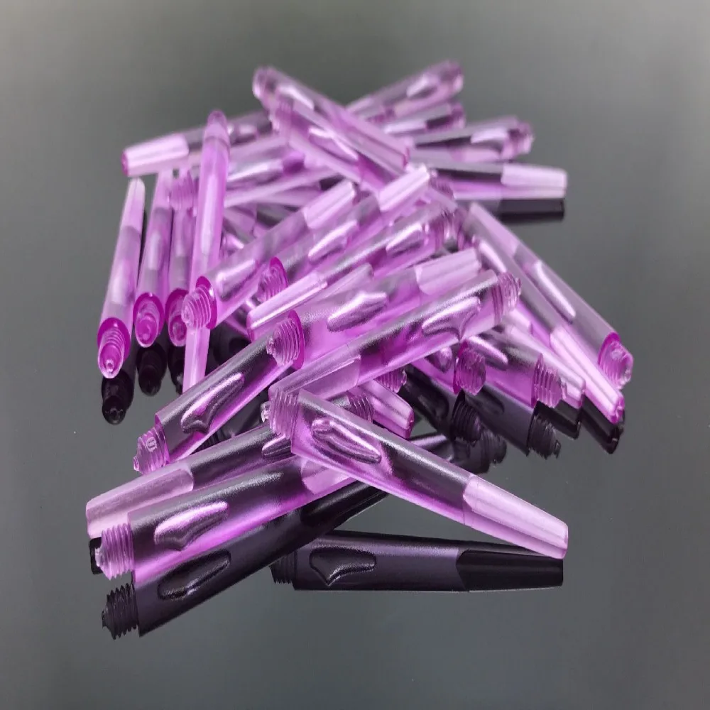 12pcs 45mm/35mm Plastic Darts Shafts 4.5mm Screw Thread Transparent Dart Stems With O Ring For Steel & Soft Dart