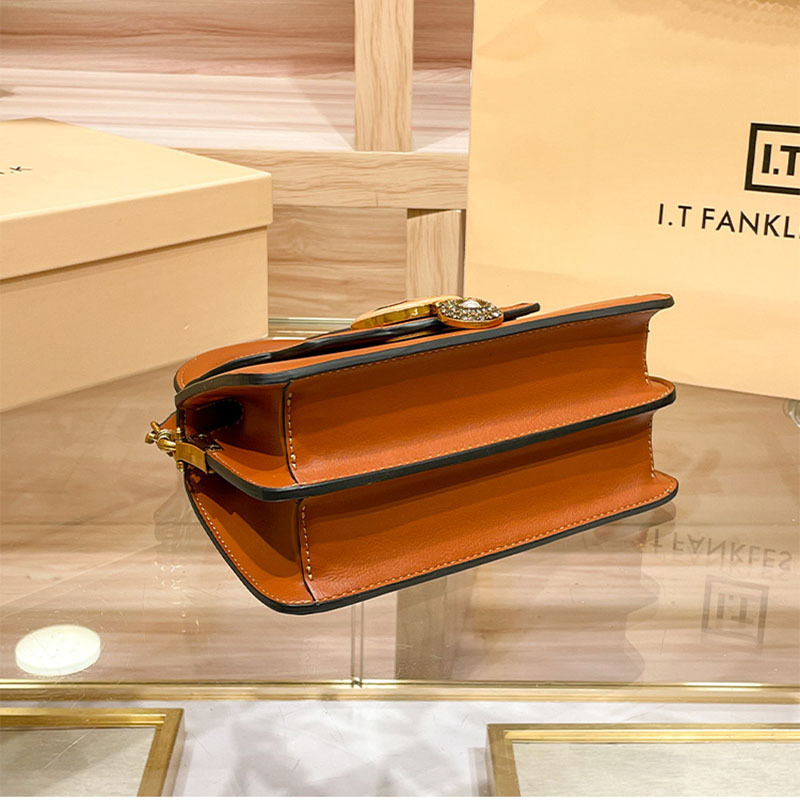 Authentic Retro Bag High-end Fashion Designer Leather Shoulder Bag, Women's Handbag