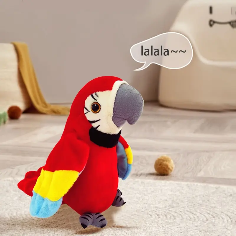 Colorful Chatty Parrot 2025 Interactive Recordable and Musical Toy That Flaps Wings and new Teaches Kids to Speak