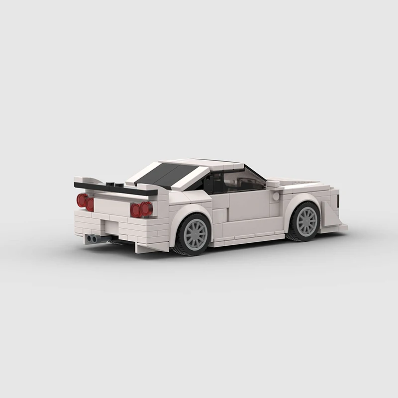 303pcs Skyline GTR R34 MOC Speed Champions Building Blocks City Sports Racing Vehicle DIY Brick Toys Christmas Gift