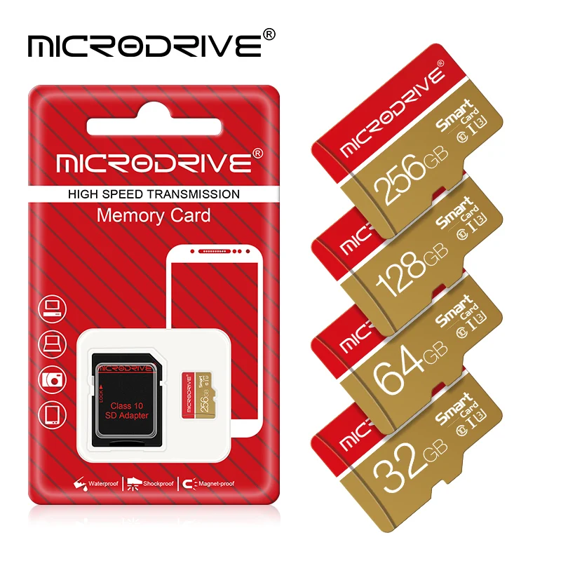 Memory Card 100% Real capacity 4gb 8gb Micro TF SD Card 32GB 64GB Class 10 U3 TF Card 128GB 256GB tarjeta micro flash drive card