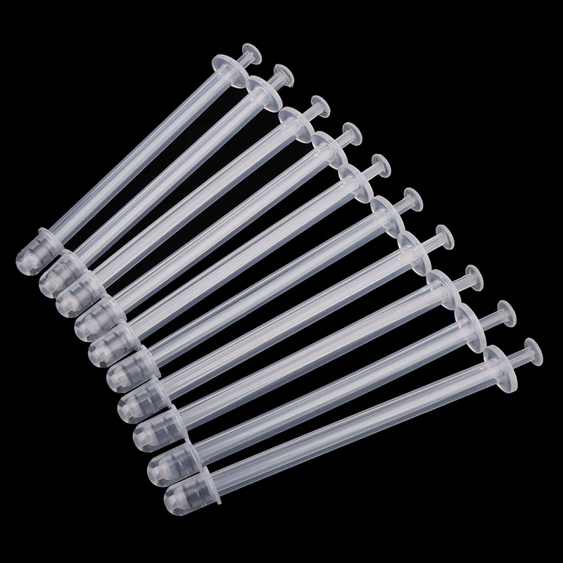 10Pcs 1.8ML 11.2cm Disposable Vaginal Suppository Applicator Lubricant Injector Anal Nasal Cavity Butt Plug Comfortable Hygienic