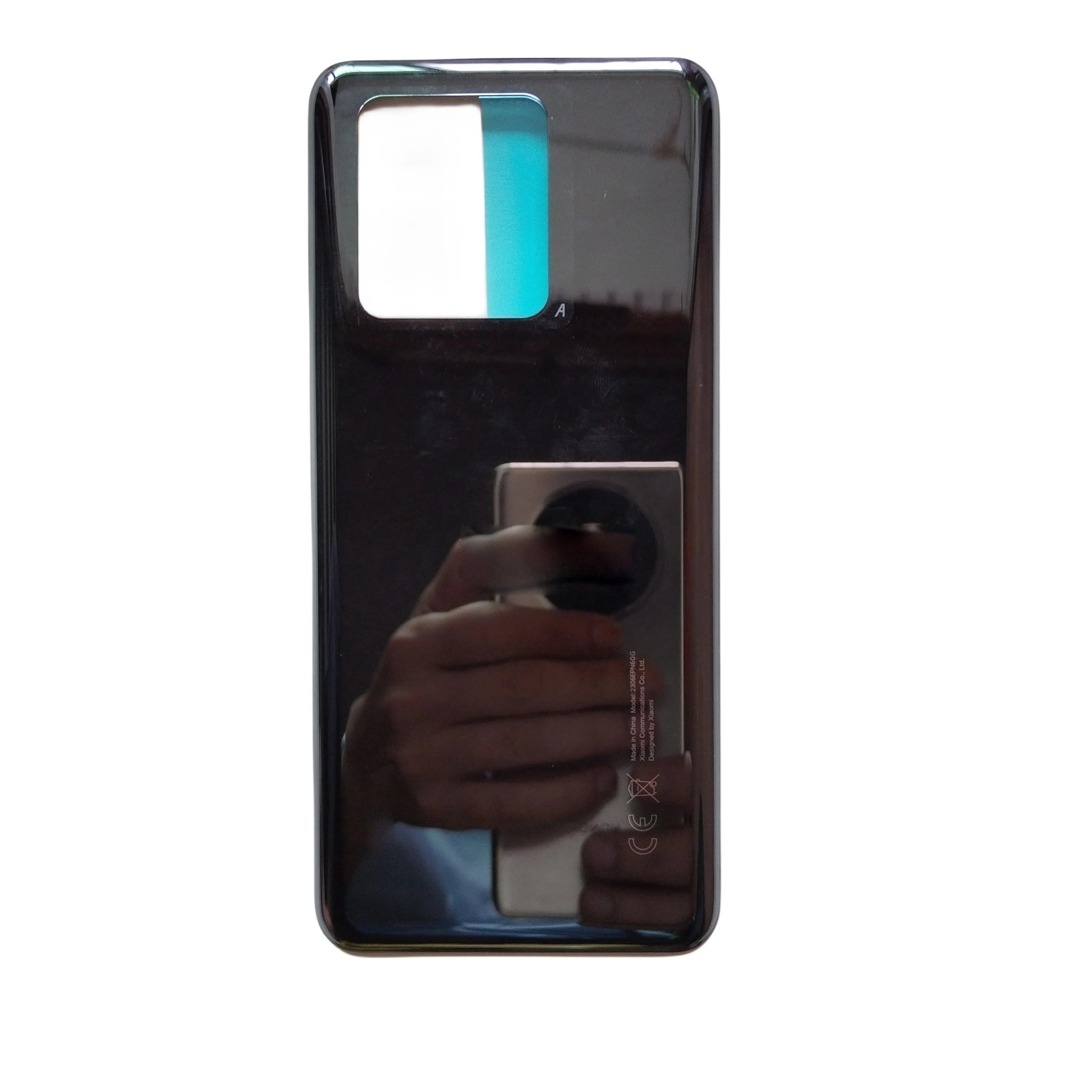 Original Rear Battery Cover Housing Door For Xiaomi 13T , 13T Pro Back Glass Lid Chassis + Camera Lens Smartphone Repair Parts