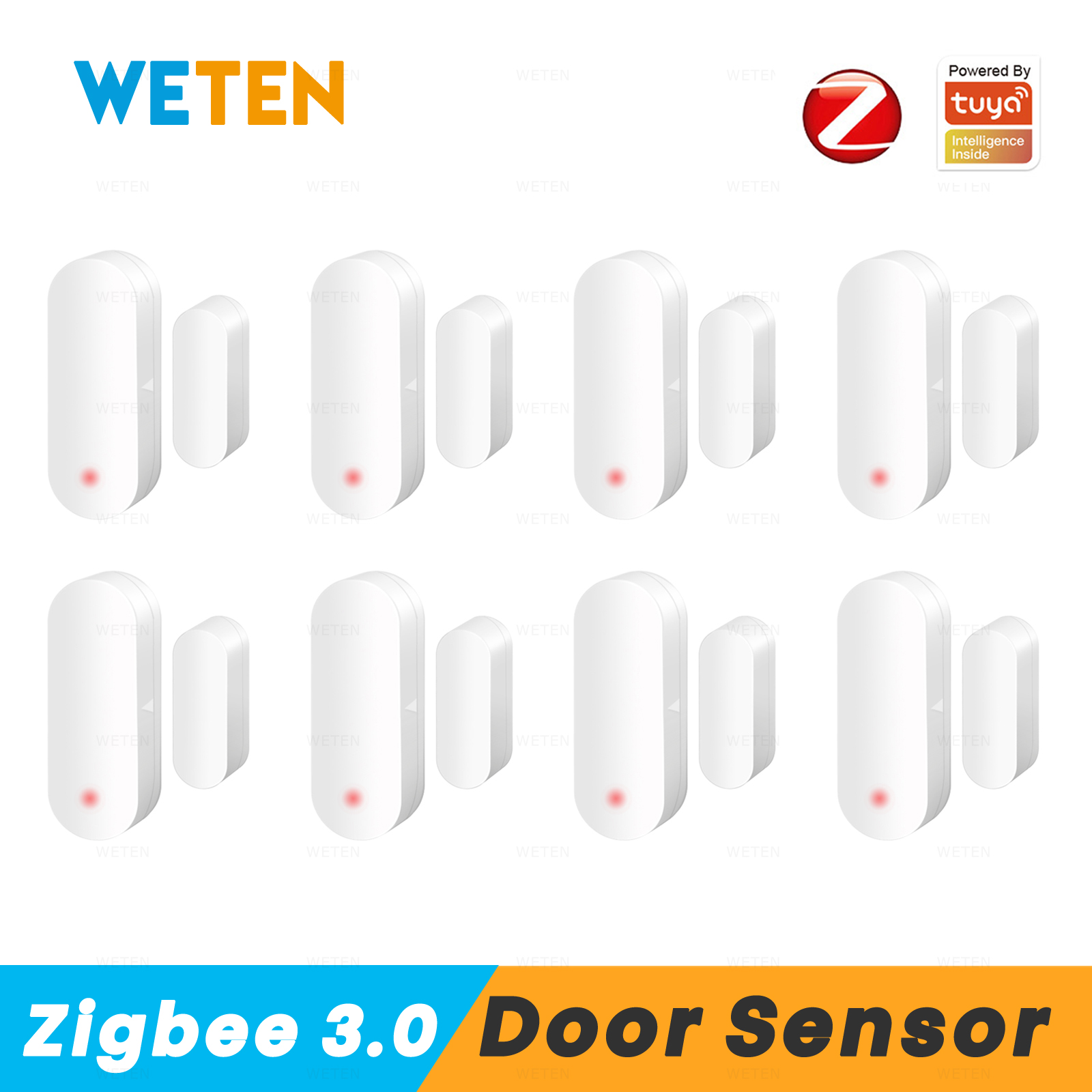 Tuya Zigbee Window Sensor, Door Open Close Detector Alarm, Smart Life App Support Alexa Google Home