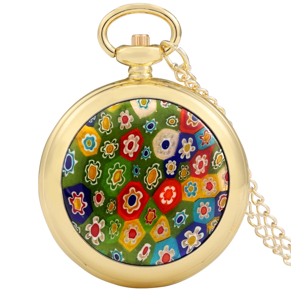 Waterproof Pocket Watch Universal Pocket Watch Quartz Watch Diamond Inlaid Shell Surface Japanese Quartz Movement High Quality