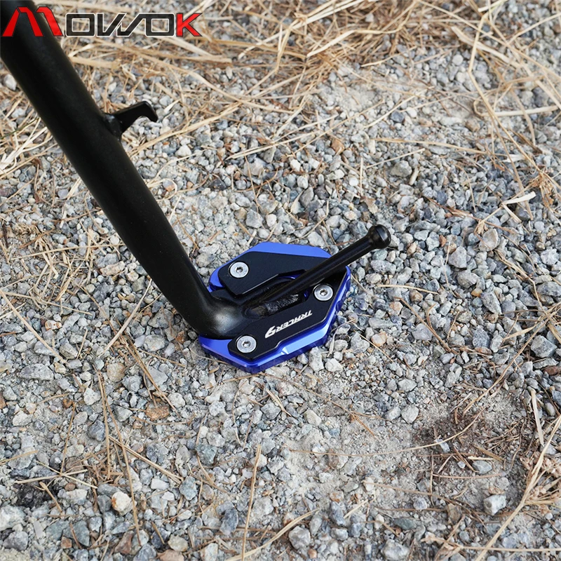 For Yamaha TRACER 9 9GT 2021-2023 TRACER 7 7GT GT 2021 2022 TRACER7 TRACER9 Motorcycle Kickstand Stand Plate Foot Enlarger Pad