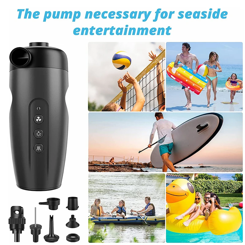 20PSI Protable Air Pump Electric Outdoor Deflatable Air Inflator For Inflatable Surfboard Paddle Stand Up Paddle Board Boat