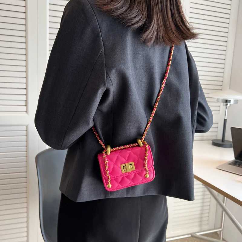Luxury Brand Mini Crossbody Bags for Women Fashion Designer Coin Purses Female Handbags Pu Leather Shoulder tote Messenger BagC241210
