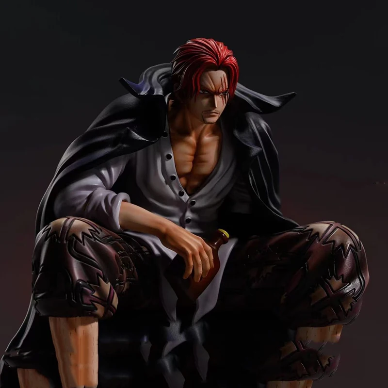 17cm One Piece Shanks Anime Figures Film Red Yonko Red Hair Shanks Action Figure PVC Statue Figurine Model Decoration Doll Toys