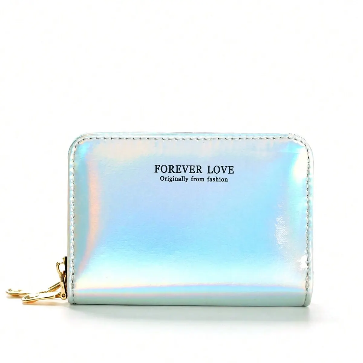 Women'S 1PC Purse Short Y2k Leather Folding Zipper Coin Purse Student Gift Birthday Party Gift Wallet smile