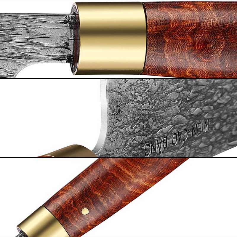 Professional Japanese chefs knife hand forged steel fish fruit knife butchers meat slicing and chopping kitchen knife with gift box X241102