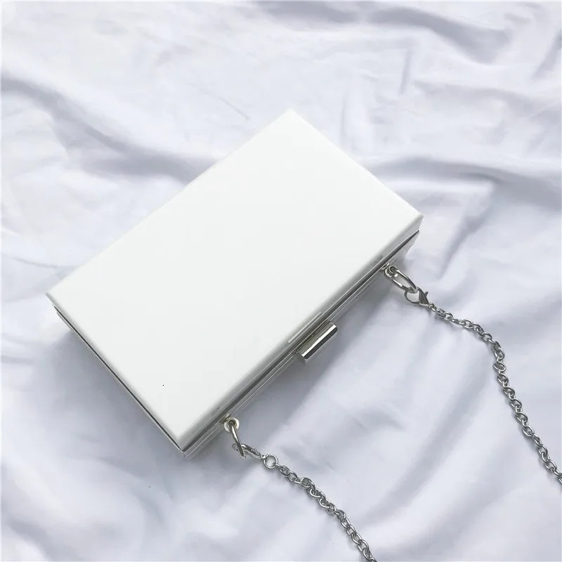 Bella Joy Acrylic Transparent Clutch Chain Box Womens Shoulder Bag Hard Day Clutch Bag Wedding Party Evening Wallet 5 241031