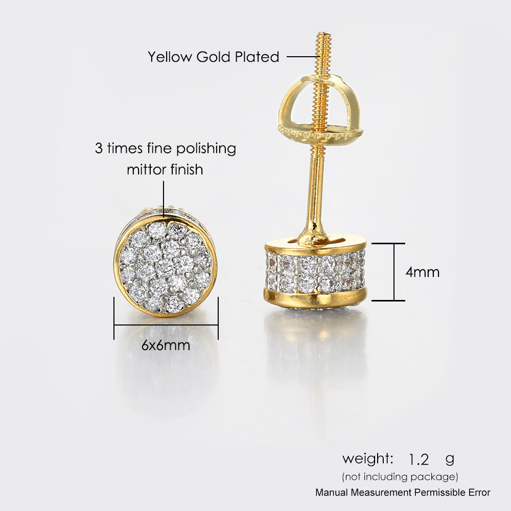 Light Luxury Thread Earrings for Women Micro Set AAA Zircon Trendy Earrings