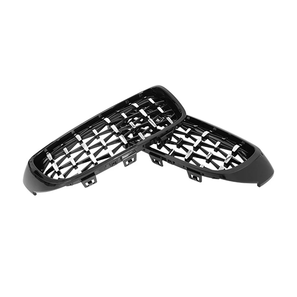 For BMW M4 M3 The 4 Series Glossy Black ABS Racing Grill F32 F33 F36 F80 F82 F83 Front Bumper Diamond Shape Styling