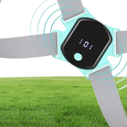 Back Support Posture Corrector Trainer With Smart Sensor Vibration Reminder Straightener Brace For Adult