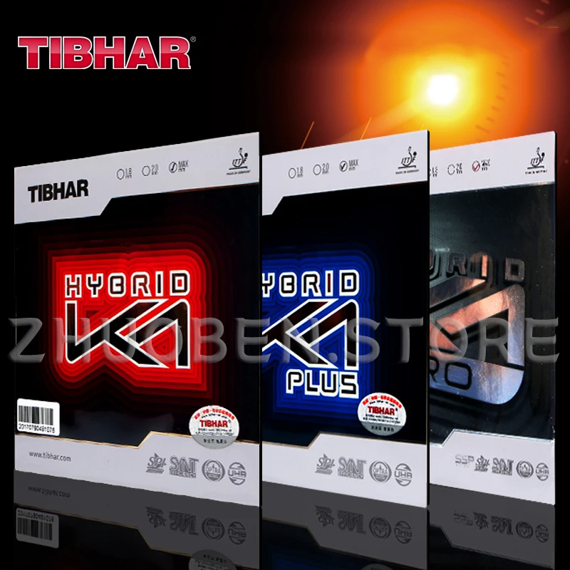 TIBHAR HYBRID K1 / K1 PLUS / K2 / K1 PRO Sticky Forehand Offensive Pimples In Table Tennis Rubber Ping Pong Sponge Original