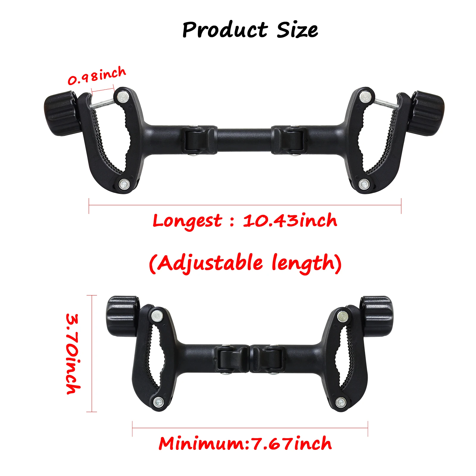 Twin Stroller Connector Lightweight Pram Adapter Turns Two Single Strollers Into One Double Stroller Universal Accessory