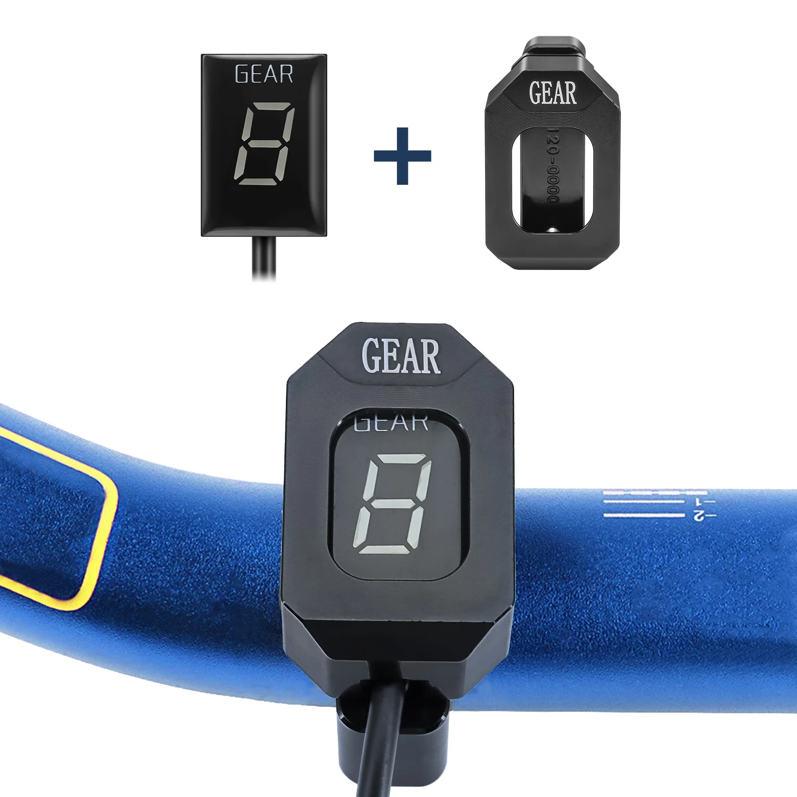 Motorcycle Indicator For YAMAHA YZF-R6 R1 TDM900 XJ6 FZ6 FZS1000 Fazer Gear Ecu Direct Mount 6 Level Display
