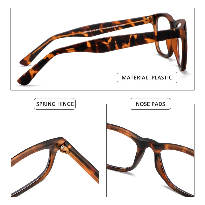 ZENOTTIC Anti Blue Light Blocking Glasses Anti Eye Strain Headache (Sleep Better) Unisex UV400 Transparent Lens Computer Eyewear