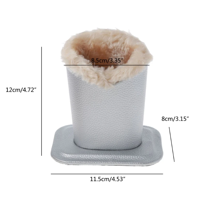 PU Leather Eyeglass Holders Sunglass Stands with Soft Plush Lining Eyeglass Holder Stands Safe Plush Lined Glasses Case