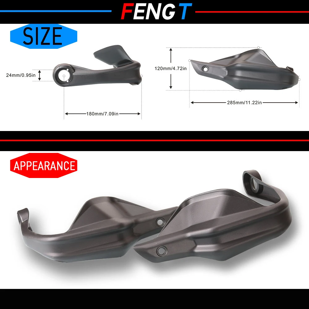 For Honda XADV X-ADV 750 X ADV 750 XADV750 Motorcycle Hand Guards Brake Clutch Levers Protector Handguard Windshield With logo