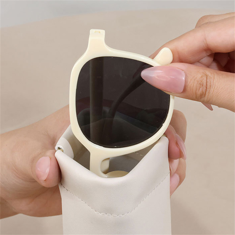 Zilead New Glasses Storage Bag Luxury PU Leather Sunglasses Case Women Men Portable Reading Myopia Glasses Bag Waterproof Cover