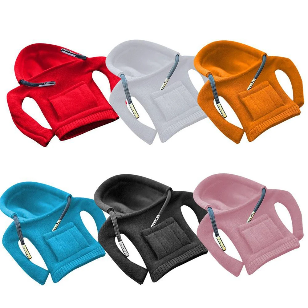 Car Styling Hoodie Shifting Lever Manual Handle Kit Gear Shift Knob Cover Auto Interior Accessories