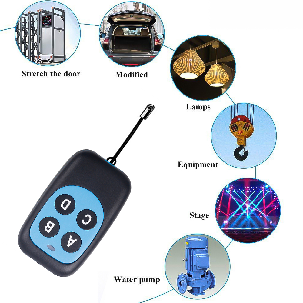 Multi Frequency 250-868Mhz Auto 2025 Copy Remote Control Duplicator For Home Electric Garage Door Gate Opener 433 315 new mhz Fixed Code