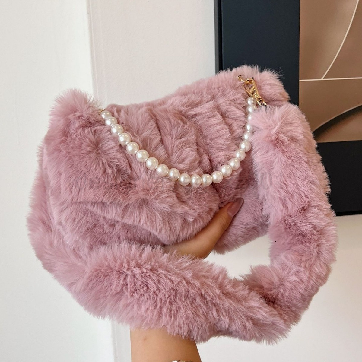 Fashion Classic Bag Designer 10a Top Woman Handbagevening Bags Plush Velvet for Women Large Capacity New Autumn and Winter Shoulder Crossbody Highend 