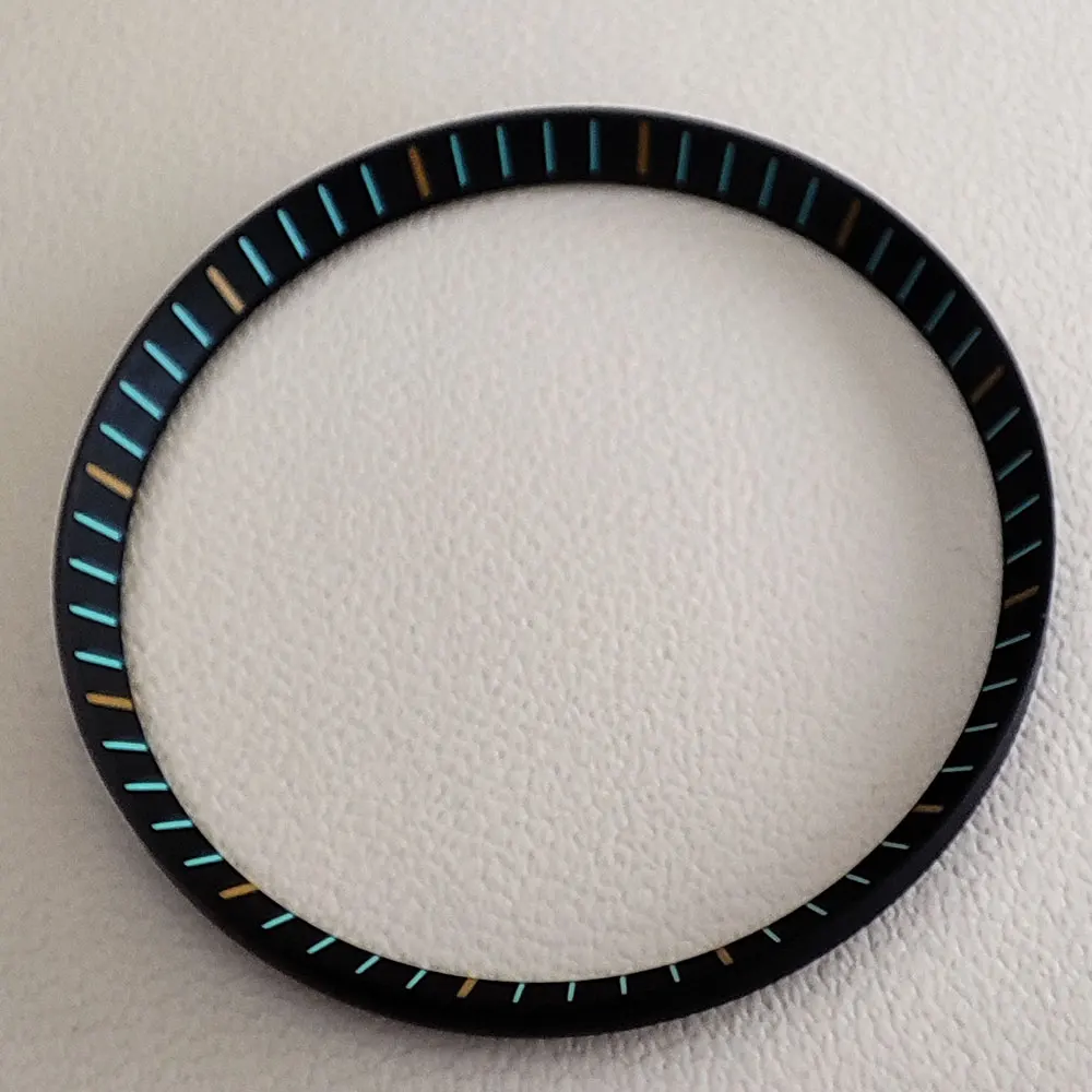 SKX SRPD Chapter Ring Dark Blue Minutes For SKX007 SKX009 NH35 7S26-0020 Case Mod Part Watch Accessorie