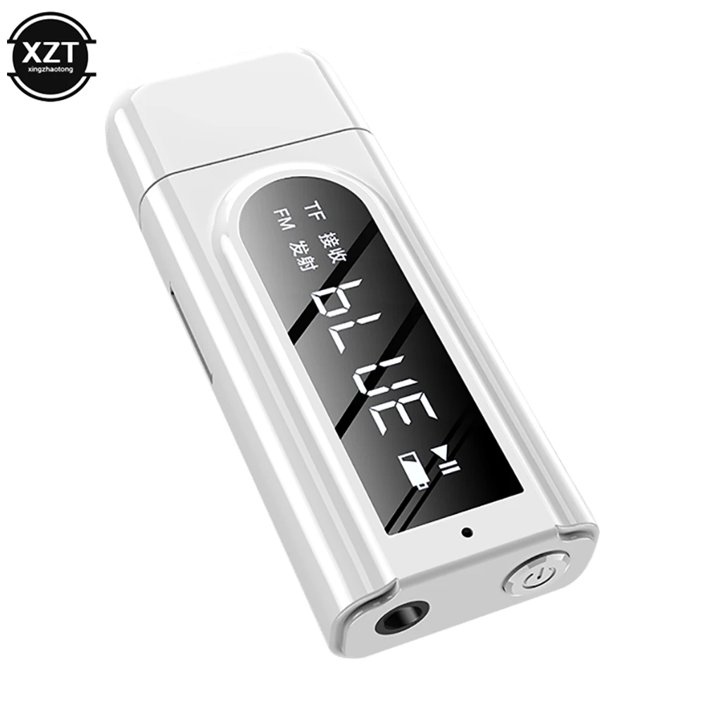 USB Bluetooth-compatible 5.0 Transmitter Receiver LED Display MP3 Player Aux Car FM TV PC TF Audio Stereo Adapter Home Speaker