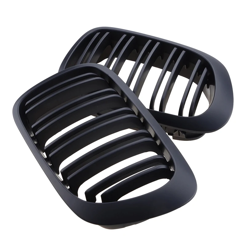 Rhyming Front Kidney Grill Grille Glossy Matte Black Car Accessories Fit For 3 Series E46 Coupe 2Door 1998-2001