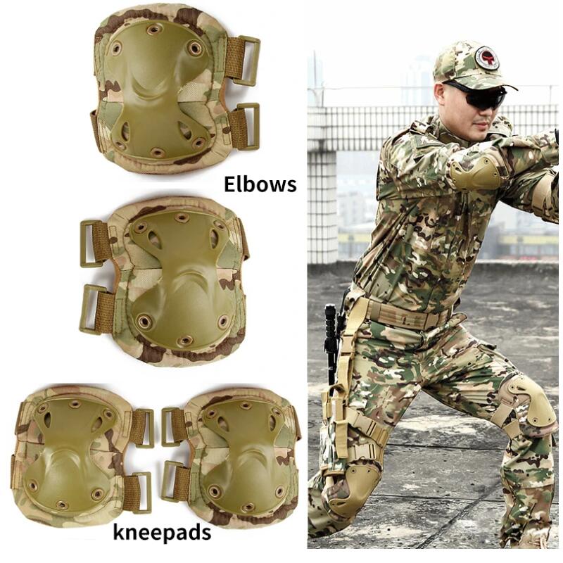 Camouflage Tactical Kneepad Protector Army Airsoft Outdoor Sport Hunting Kneepad Safety Gear Knee Protective Pads