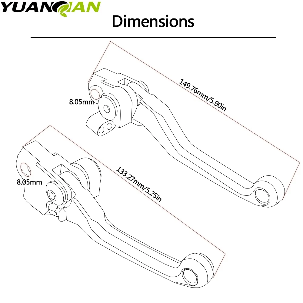 For HUSQVARNA FE350 FE 350 Logo 2014 2015 2016 2017 2018 CNC Motorcycle Accessories Short Dirt Bike Pivot Brake Clutch Levers