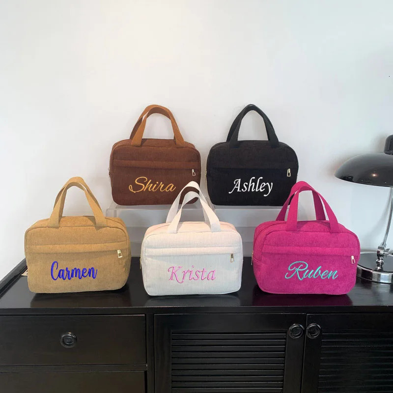 Personalized embryo makeup bag multifunctional portable travel storage bag casual handbag 241031