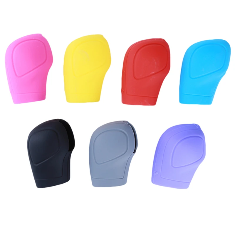 Car Silicone Gear Shift Knob Cover Gear Shift Non-Slip Grip Handle Protective Covers Manual 6-speed Car Interior Accessories