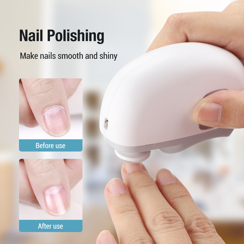Automatic Electric Nail Clipper Multifunctional Nail Polishing Grinder for Children Adult Nail Trimmer Rechargeable Nail Scissor