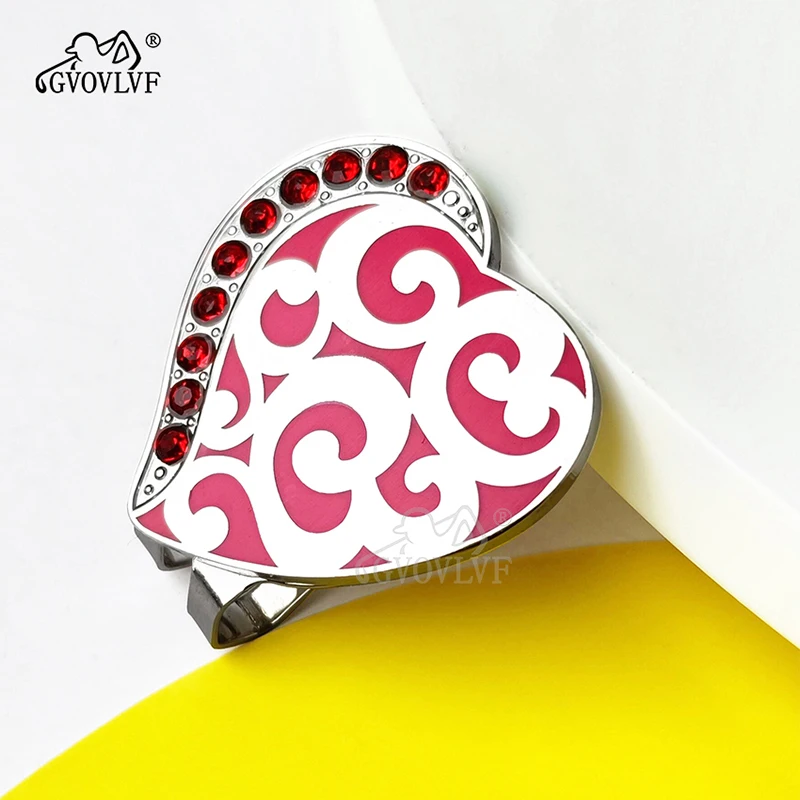 1pc Golf Bling Ball Marker With A Magnetic Cap Clip Easily to Golf Cap Premium Gifts Golf Accessories Gift for Women Golfers