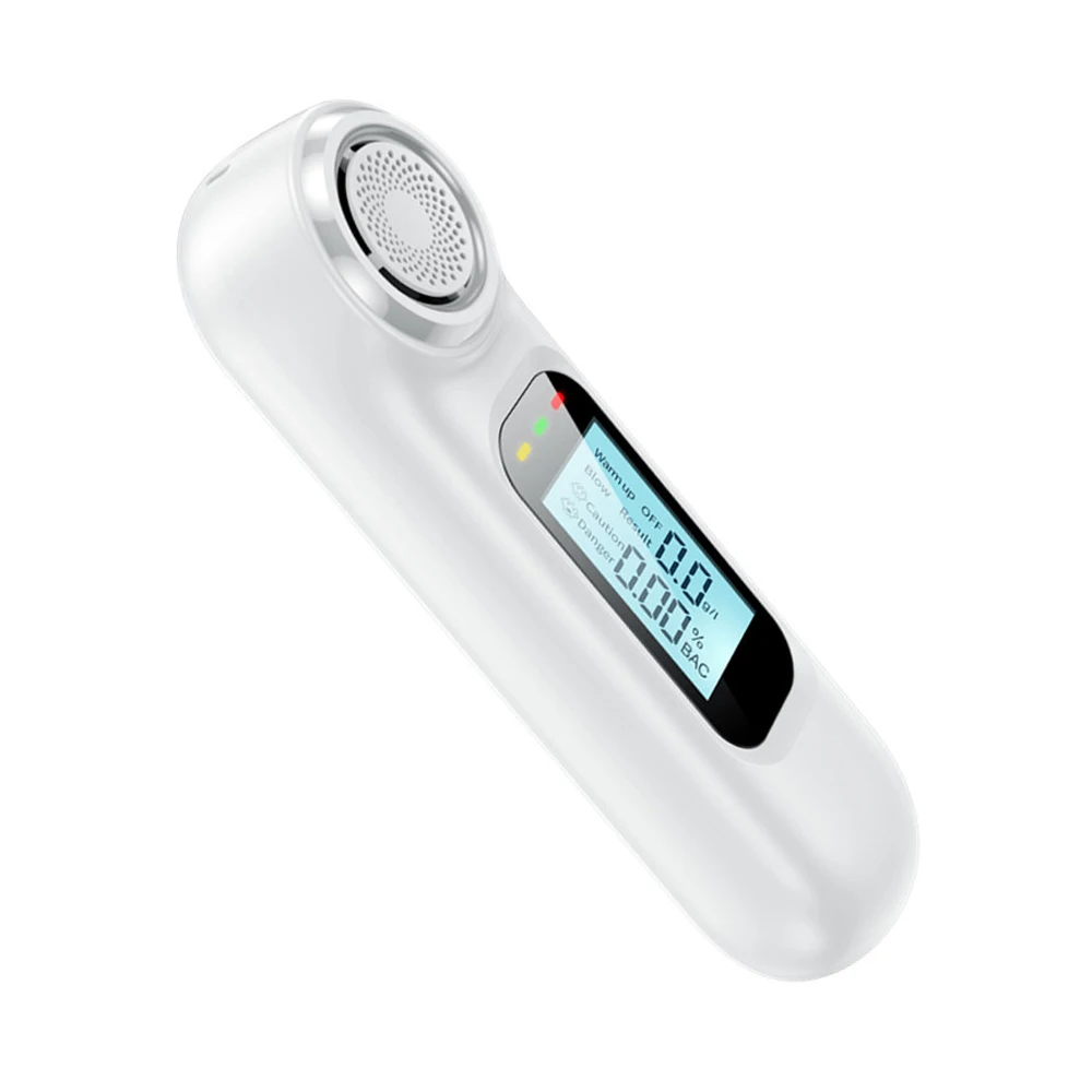 2023 Newest breathalyzer Factory Professional Digital Display Rechargeable breathalyzer alcohol breath tester AM01