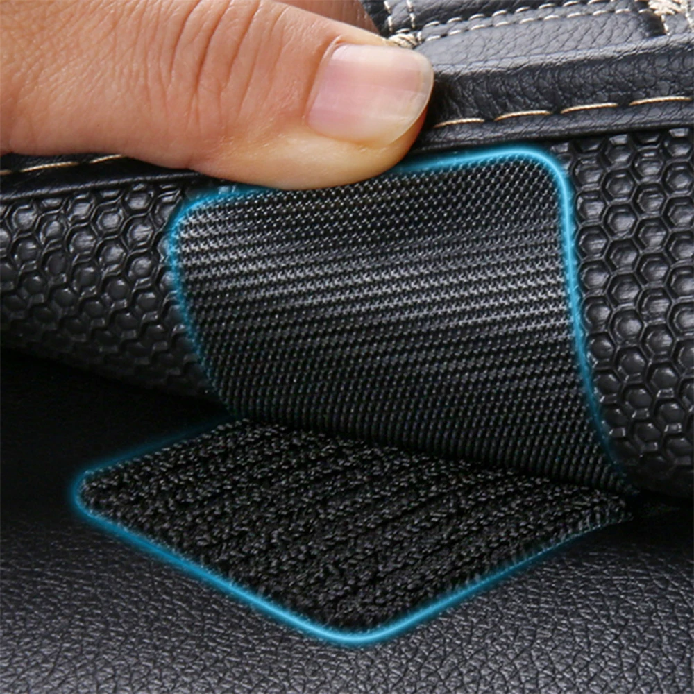 Self Carpet Strong Adhesive Fixing ddmysmile Sticker Double Sided Car Carpet Fixed Patch Fastener Sheets Floor Foot Mats Non-Slip Grippers Smile