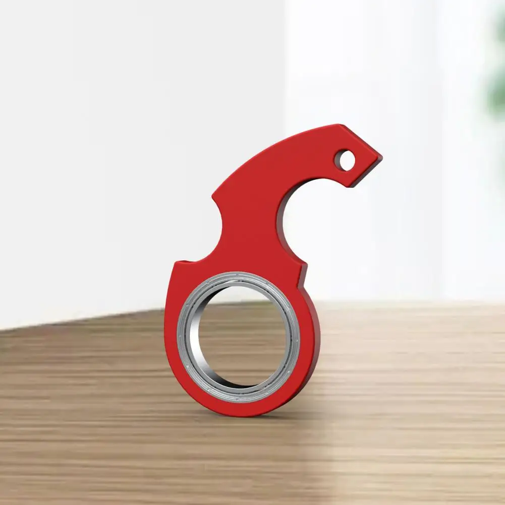 Eco-friendly Fingertip Spinner Pocket-sized Novelty Toy Keychain Fidget Spinner EDC Fingertip Fidget Spinner Toy