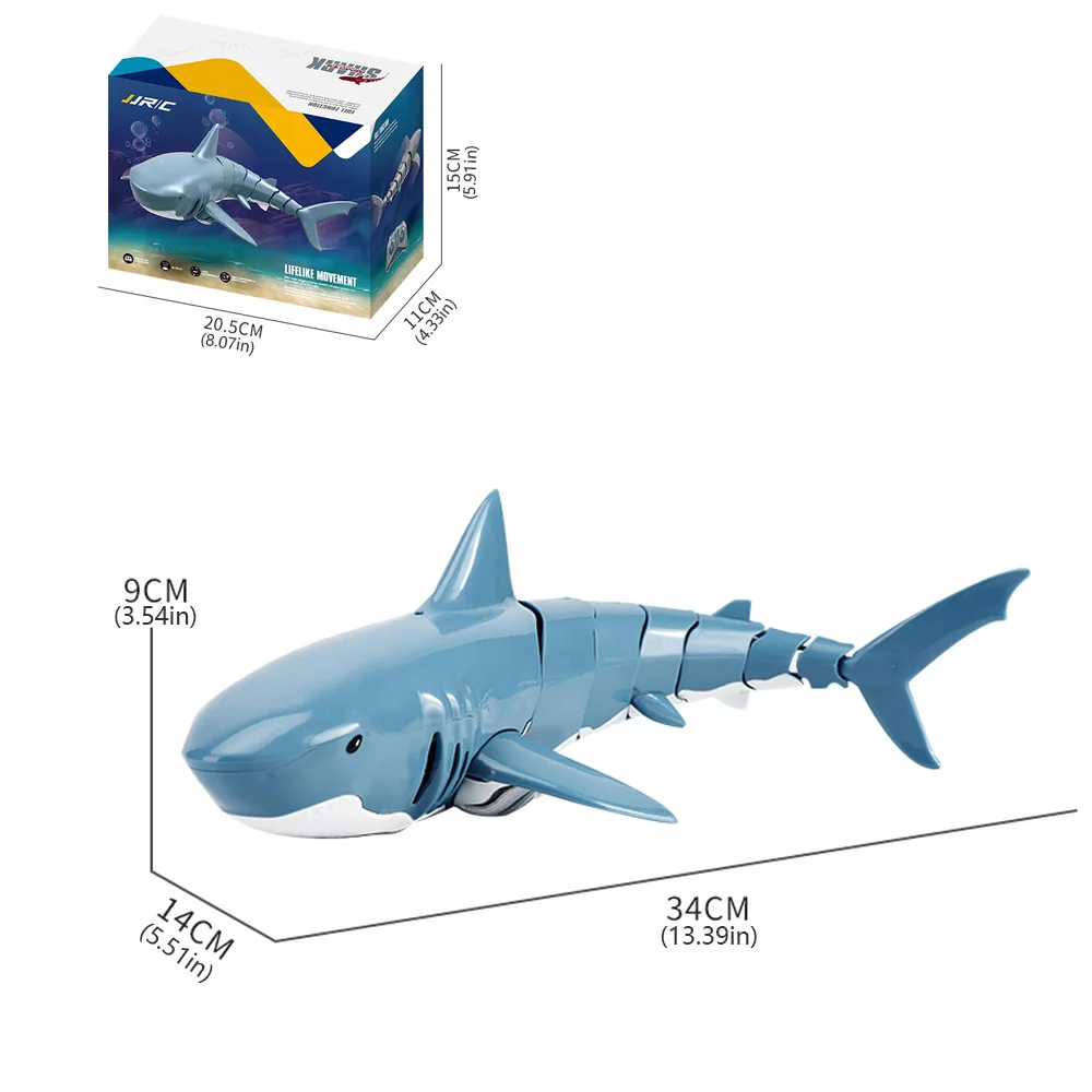 Children'S Toys Remote Control Shark 2.4G Remote Control Fish Children'S Toys Summer Water Toys Ultra-Long Range Toy Shark Gift