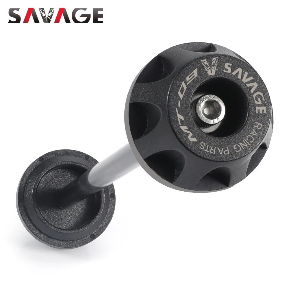 Rear Front Axle Fork Crash Slider For YAMAHA MT-09 SP MT09 Tracer 900/9/GT FZ-09 FJ-09 Motorcycle Wheel Hub Protector Pads