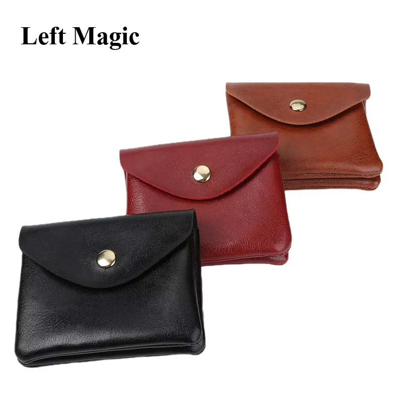 Card and Coin Carrier Magic Tricks Coin Card Storage Bag Deck Guard Magia Magician Retro Style Accessories Illusions Magie Props